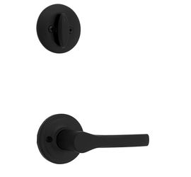 Kwikset Henley Lever Interior Handleset Pack with Round Rose, Satin Nickel