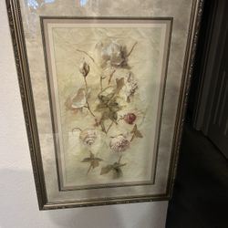 BEAUTIFUL FRAMED AND MATTED CHERI BLUM ART 