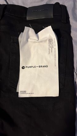 Purple Brand Black Slim Leg Jeans