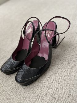 Charles David Crocodile Heels