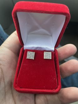 Real Diamond Gold Earrings 