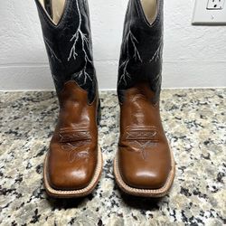Real Leather Cowboy Boots 