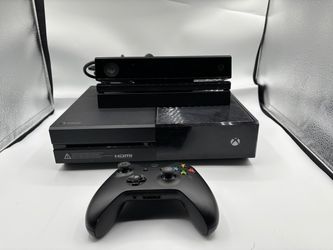 Microsoft Xbox One Black Console + Kinect Camera + Wireless Controller