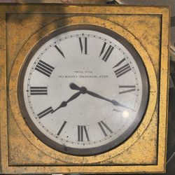 Antique Clock End Table