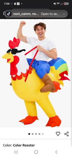 Rooster Inflatable Costume
