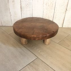 Wood Stool/plant Stand 