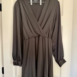 Express Black Wrap Dress – Size Large