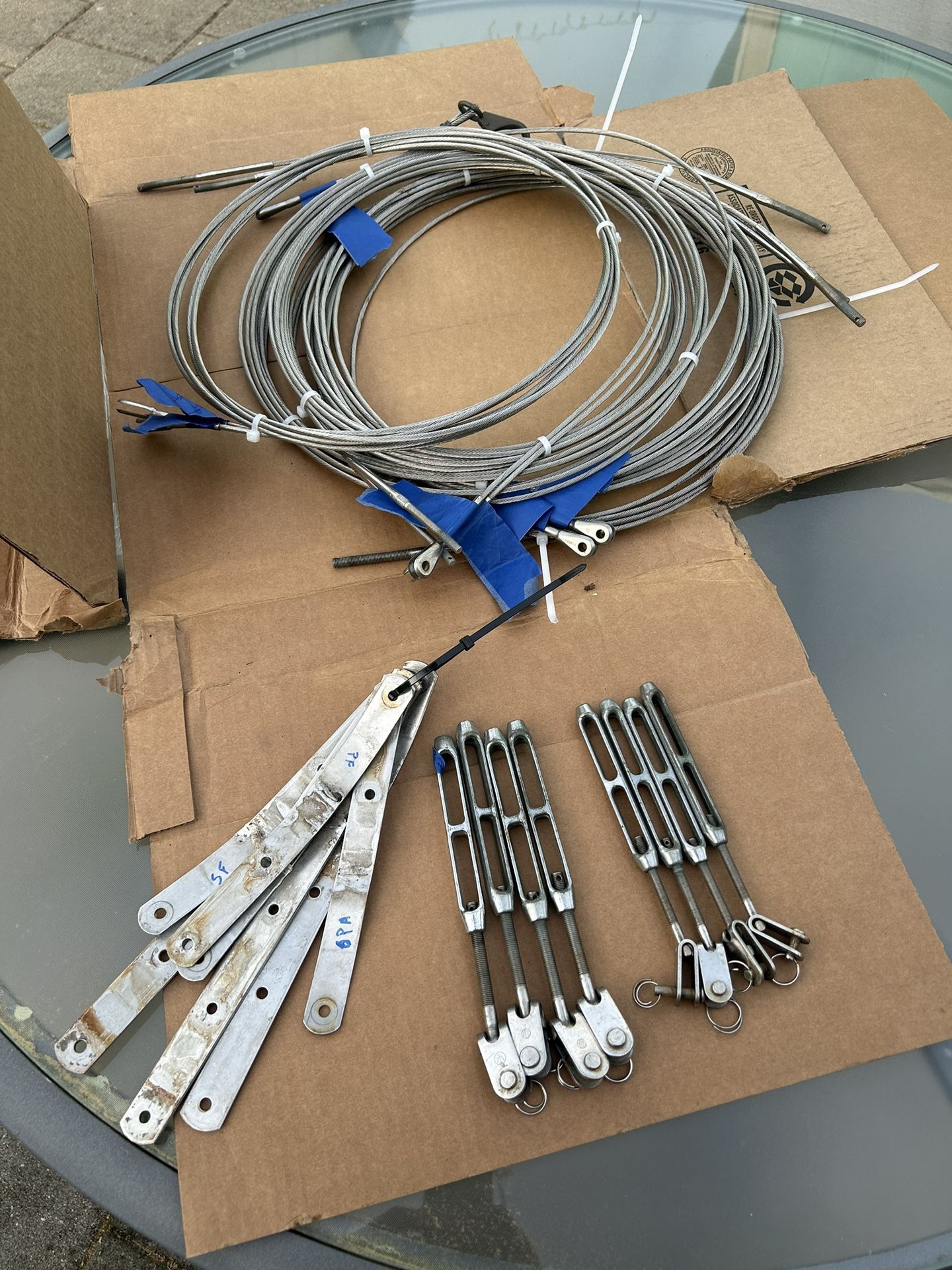 Standing Rigging Complete With Turnbuckles Sailboat Com-pac