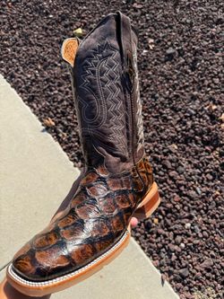 Alfa western  fish scale boots