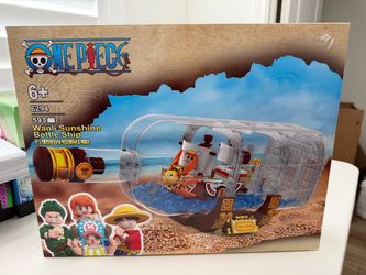 NEW One Piece Wanli Sunshine Bottle Ship Building Block Set 593 Pieces