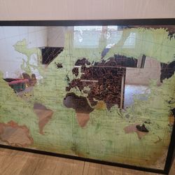Metal Frame Global Mirror Picture 