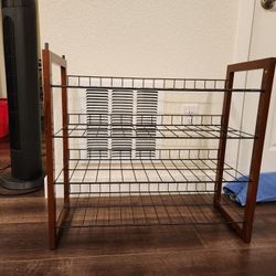 4 Wood and Metal Rack for inside Storage, Sterdy, Good Condition  