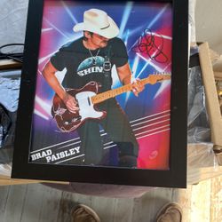 Signed Brad Paisley Picture 