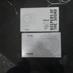 Klipsch 18 RC In Ceiling Speakers  One Pair New In Box