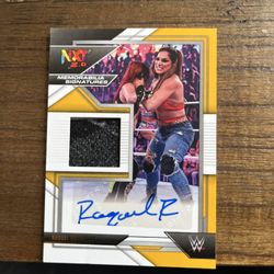 WWE 2022 Panini Numbered Memorabilia Signatures Raquel Rodriguez