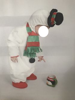 Toddler snowman suit