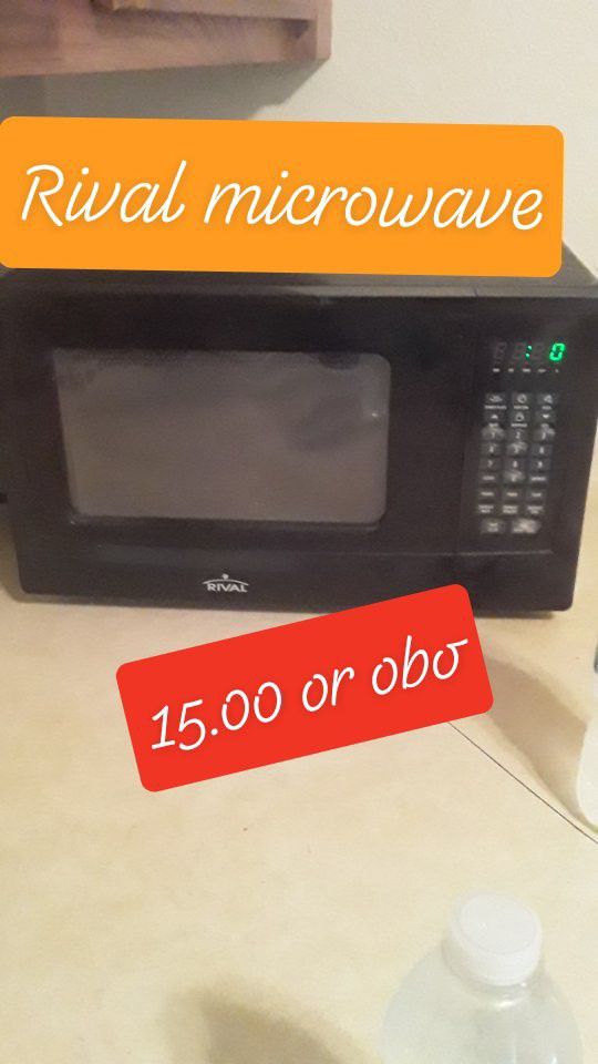 Free couch & kitchen table, sale Microwave and Full Bed