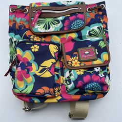 Beautiful Lily Bloom Mini Backpack