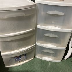 Set of two storage drawers 