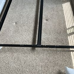Metal Bed Frame With wheels 