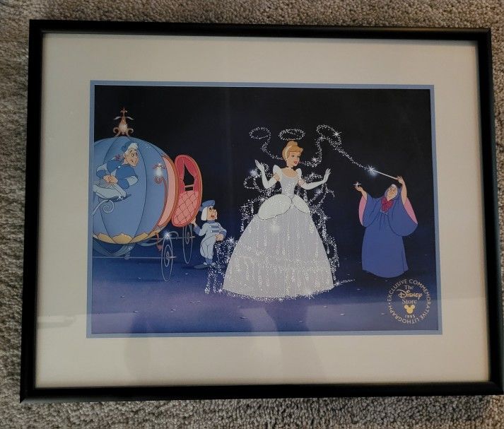 Framed Disney Lithographs