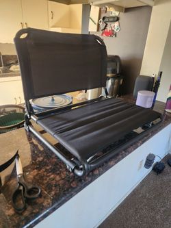Ozark Trail Stadium Seat Rich Black