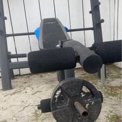 Bench press set 
