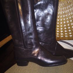 Black Leather Boots For Women