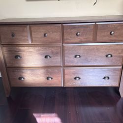 Dark Brown Wood Dresser