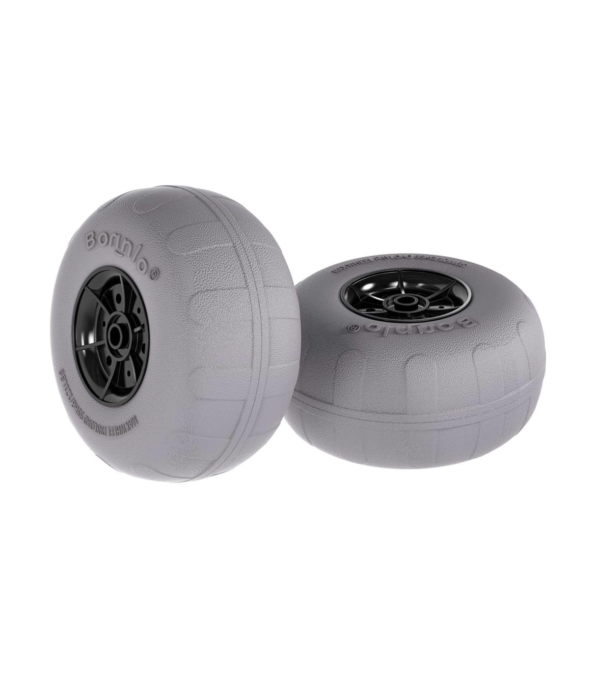 NEW - Bonnlo 12" Balloon Wheels Beach Cart Tires Replacement Big Sand Wheels for Beach Buggy, Kayak Trolley, Canoe Dolly, Rolling Walker, Garden Cart,