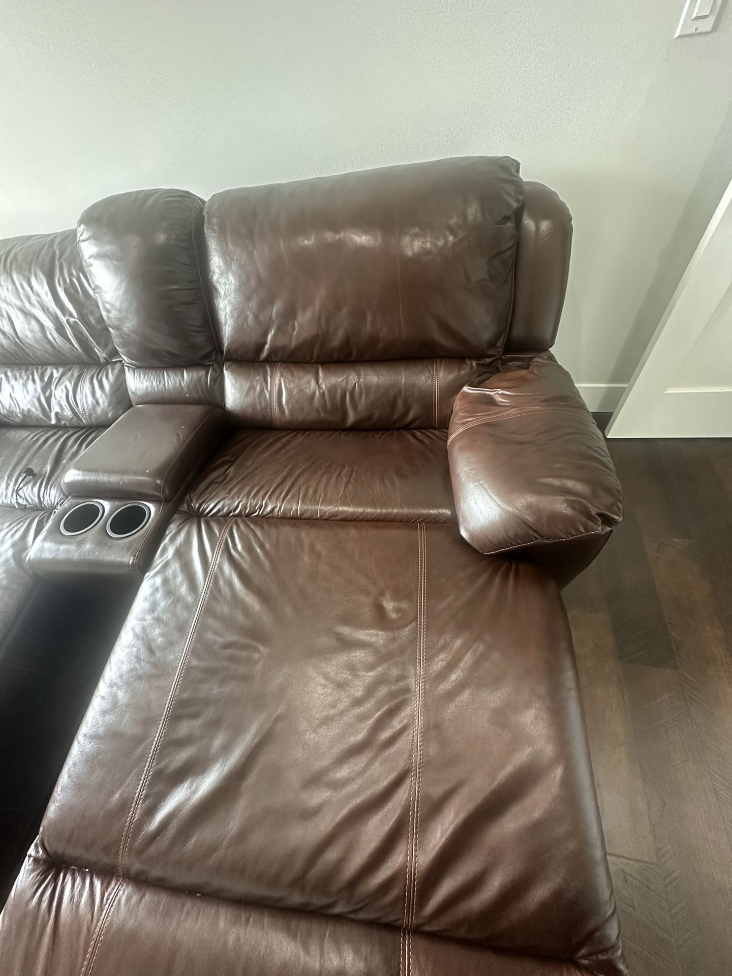 Game Room Leather Couches