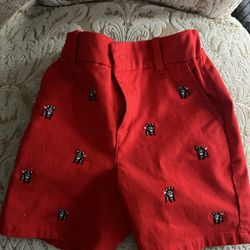 Janie And Jack Size 5 Boys French Bulldog Shorts
