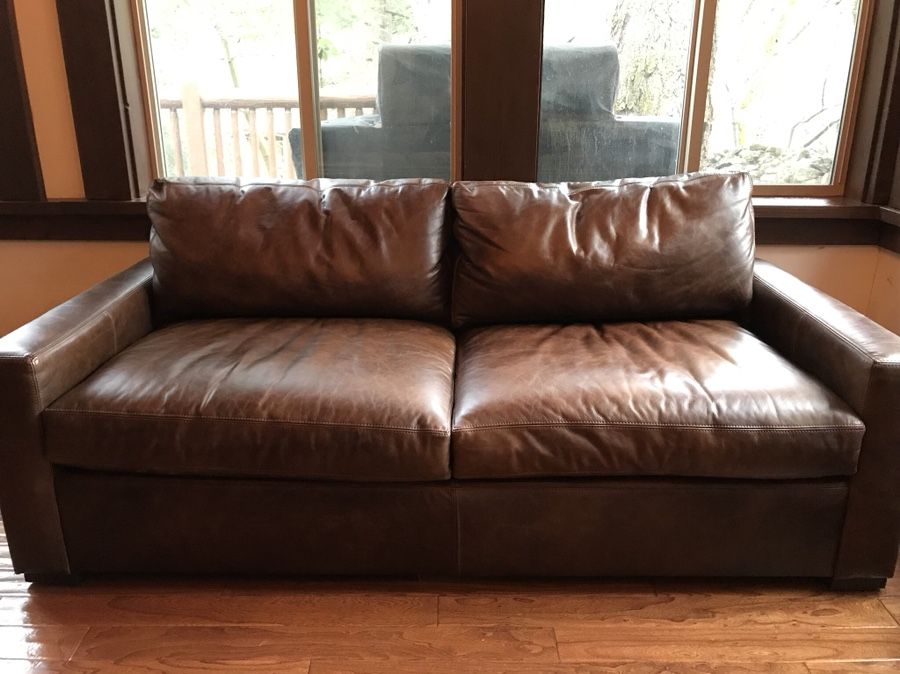 Restoration Hardware Maxwell Leather Sofa For In San Go Ca Offerup Restoration Hardware Maxwell Leather, Used Restoration Hardware Maxwell Sofa