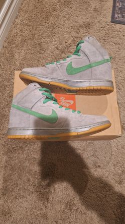 Nike SB Dunk High Silver Box 10