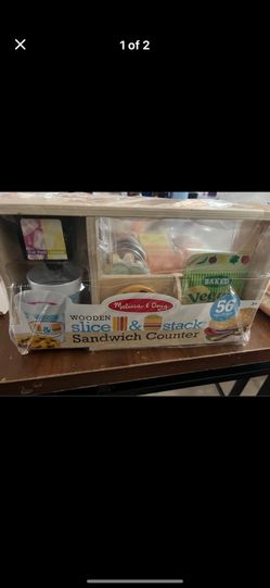 Melissa and Doug wooden play Food