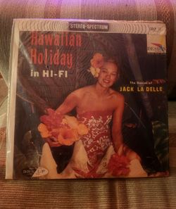 JACK LA DELLE: hawaiian holiday in hi-fi DESIGN 12" LP 33