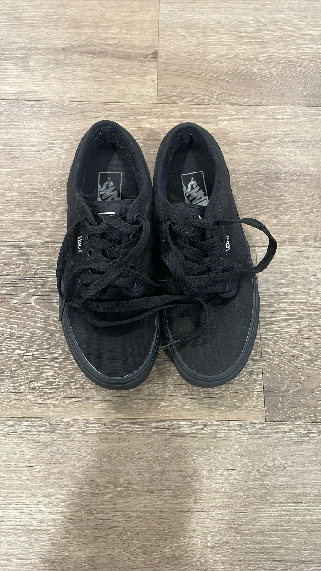 Black Vans Size:7