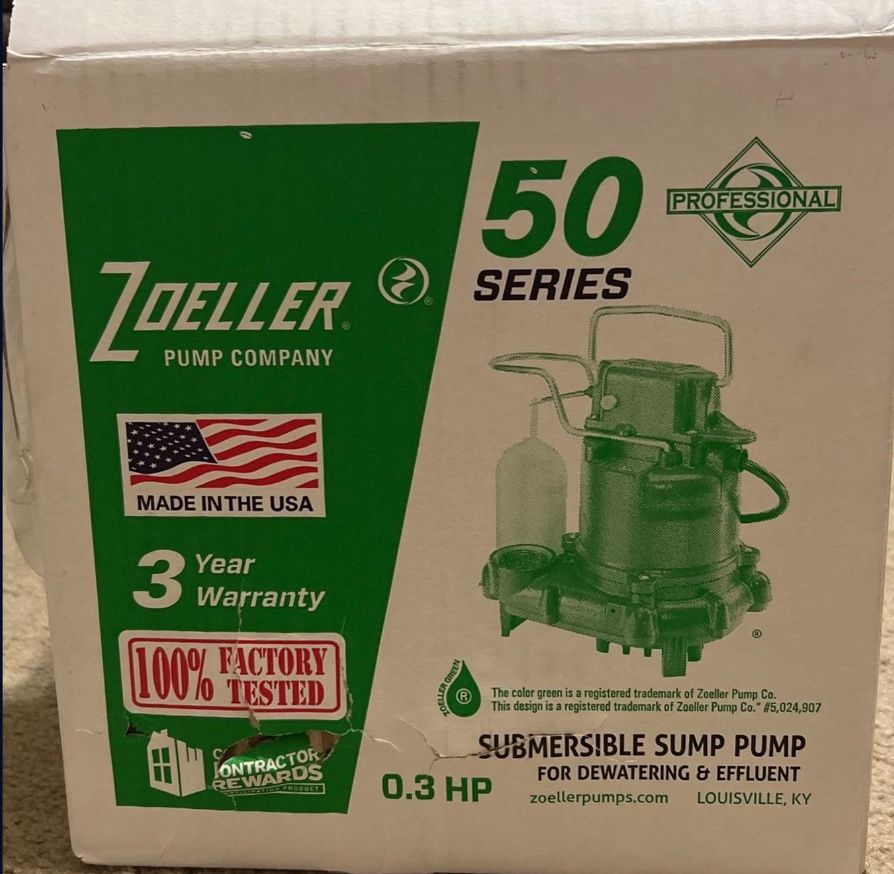 Zoeller Pump Company: Submersible Sump Pump