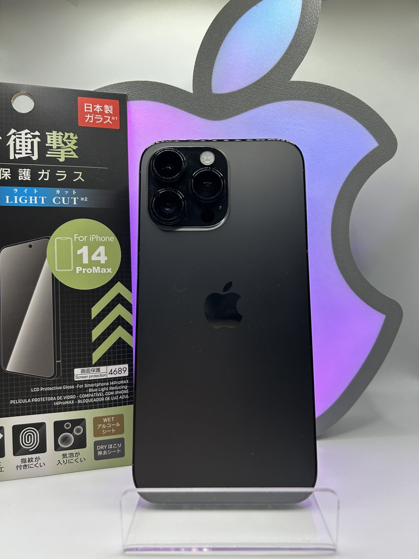 Black iPhone 14 Pro Max 1TB Unlocked Used Authentic 100% Health with PHYSICAL SIM SLOT