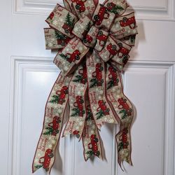 Beautiful 12" x 26" Holidays  Bow.