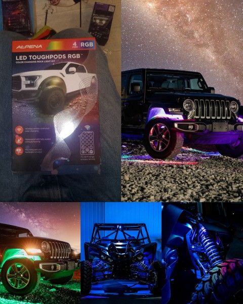 Alpena LED ToughPods Multi-Color Waterproof LED Pods