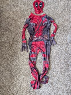 Deadpool Full Body Costume with Mask Kids XL