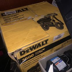 3600 psi DeWalt water pressure