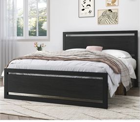 Full Size Bed Frame Metal Frame and wood frame