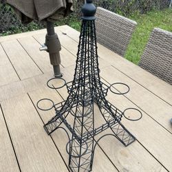 Vintage Eiffel Tower Candle Holder