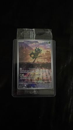 Teal Mask Ogerpon Pokémon TCG Holo Card sealed