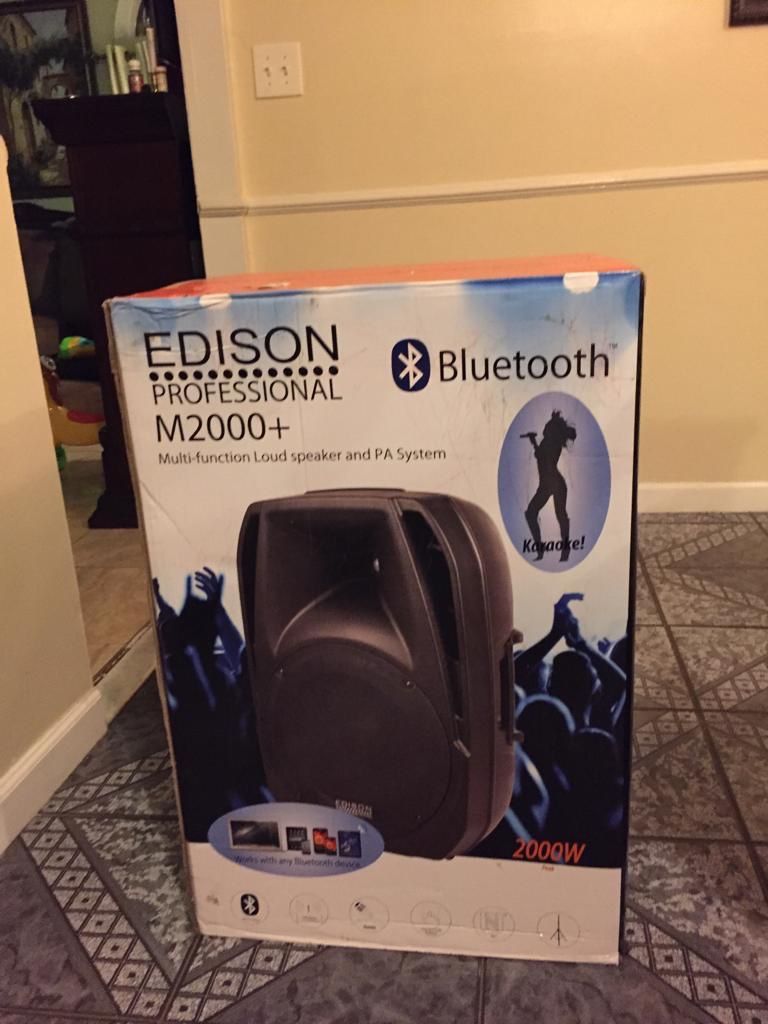 EDISON BLUETOOTH PROFESSIONAL M2000 SPEAKER for Sale in Perth Amboy, NJ