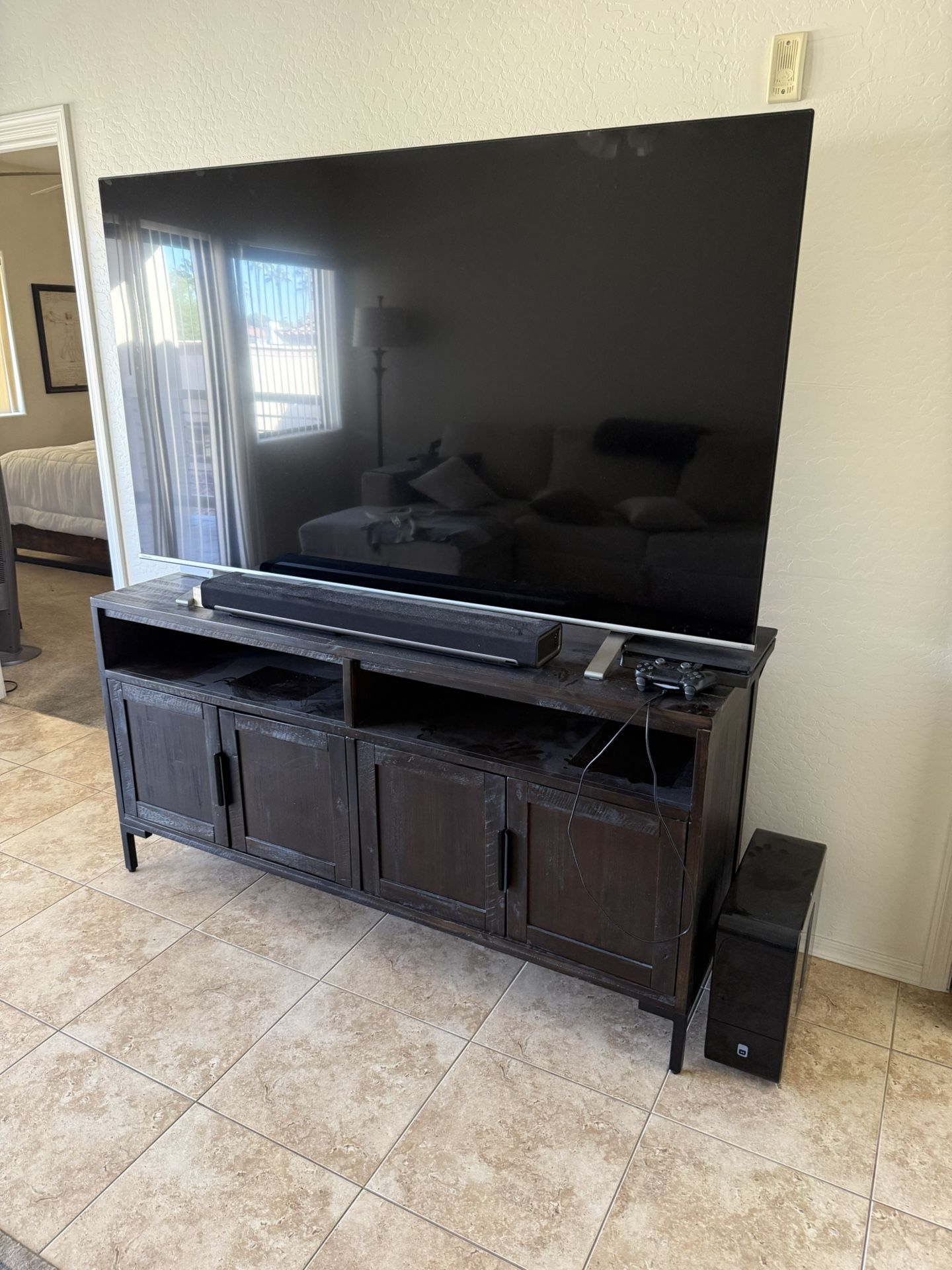 TV/Entertainment Center/Sonos For Sale $500 (Firm)
