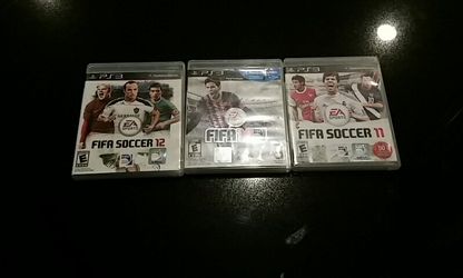 Fifa 11, 12, and 14 for ps3