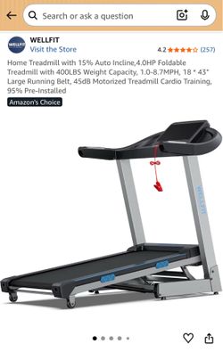 WELLFIT Treadmill